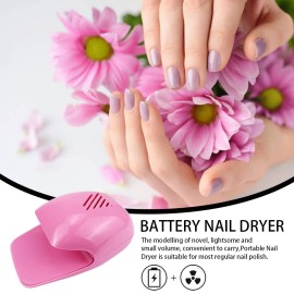 Portable Nail Dryer - Quick Dry Air Blower for Regular Polish, Fingernail and Toenail Art - Fan Machine