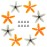 DJI Avata Drone Propellers Replacement for DJI Avata Drone Accessories w/Screws (Orange, 4 Pcs - 2 CW + 2 CCW; Smoke Gray, 4 Pcs - 2 CW + 2 CCW)
