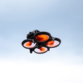 DJI Avata Drone Propellers Replacement for DJI Avata Drone Accessories w/Screws (Orange, 4 Pcs - 2 CW + 2 CCW; Smoke Gray, 4 Pcs - 2 CW + 2 CCW)