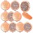 Unittype 10 Pcs Employee Appreciation Gift Inspirational Compact Mirror Women Thank You Gifts Bulk Travel Pocket Mirror for Women Secretaries Teacher Nurse Gifts(Rose Gold)