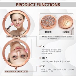 Unittype 10 Pcs Employee Appreciation Gift Inspirational Compact Mirror Women Thank You Gifts Bulk Travel Pocket Mirror for Women Secretaries Teacher Nurse Gifts(Rose Gold) Unittype 10 Pcs Employee Appreciation Gift Inspirational Compact Mirror Women Thank You Gifts Bulk Travel Pocket Mirror for Women Secretaries Teacher Nurse Gifts(Rose Gold)