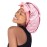 Satin Silk Bonnet Hair Cap: Long Bonnets with Elastic Tie Band Adjustable Straps Jumbo Size Sleep for Sleeping Comfortable - Stretchy Tie Band Bonnets for Women Long Braid Curly Hair No Slip-Off Pink