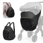 Upperkids Storage Bag Compatible with Doona Infant Car Seat Stroller, Stroller Accessories, Large Capacity Diaper Bag, Easy Access Zipper Design, Wearable Backpack, Stroller Organizer Bag, All Day Bag