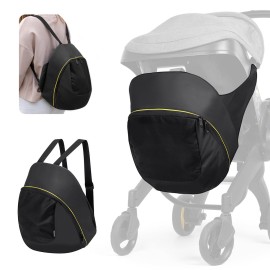 Upperkids Storage Bag Compatible with Doona Infant Car Seat Stroller, Stroller Accessories, Large Capacity Diaper Bag, Easy Access Zipper Design, Wearable Backpack, Stroller Organizer Bag, All Day Bag