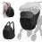 Upperkids Storage Bag Compatible with Doona Infant Car Seat Stroller, Stroller Accessories, Large Capacity Diaper Bag, Easy Access Zipper Design, Wearable Backpack, Stroller Organizer Bag, All Day Bag