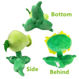 JHESAO 14 PCS Plants and Zombies Plush PVZ Zombies Plants Set Toys PVZ 1 2 Stuffed Soft Zombies Doll Zombies Plush Toy New