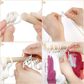 ALinmo Headband Holder Hair Bows Organizer for Girls, Baby Headbands Hair Accessories Organizer Storage Wall Hanging Decor for Toddler Girls Room