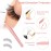 Ms.Queen Lash Extension Tweezers,2Pcs Fiber Tip Grip Boot Volume Tweezer and Dolphin Isolation Eyelash Tweezers