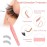 Ms.Queen Lash Tweezers for Eyelash Extensions,Fiber Tip Master Volume Lash Extension Tweezers with Diamond Grip