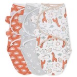 The Peanutshell Baby Swaddle Blankets Set of 3 - Baby Sleep Sack for Newborn, Newborns Sack 0-3, 3-6 Month Swaddles, Soft & Breathable Cotton - Desert Safari (S/M)