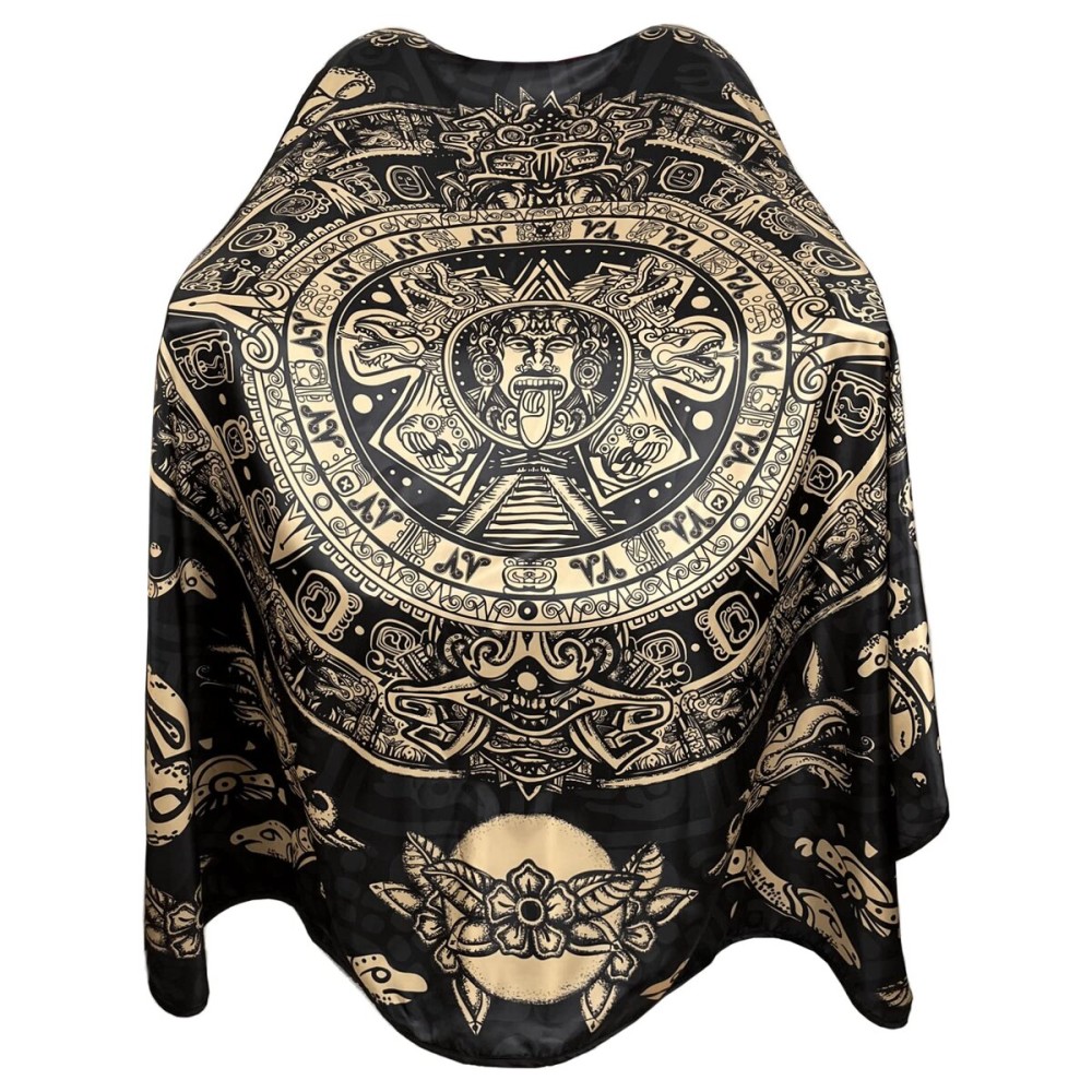 Pelocapa Barber Cape for Men, Haircut Cape with Snap Closures, Professional Salon Cutting Cape, Large Waterproof Hairdressing Cape Gown Apron for Hairstylist- 63 56