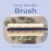 MainBasics Back Scrubber for Shower - Long Handle Dual-Sided Brush for Body Wash & Scrubbing with Exfoliating & Soft Bristles (Ultramarine, Plastic)