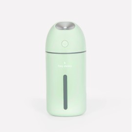 Hey Dewy Wireless, Rechargeable, Self-Care, Skin-Nourishing, Hydrating, Portable Cool Mist Humidifier (Sage)