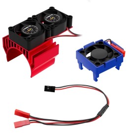 GLOBACT VXL-3s Dual Fan Set: ESC & Motor Cooling Fans for Rustler, Stampede Velineon VXL-3s
