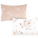 CARUILI 2 Pack Boho Toddler Pillowcase Girl, 14x20 Travel Pillow Case Cover, Ultral Soft Small Pillow Case, Envelope Style Kids Pillowcase, Wildflower Pattern