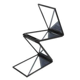 4 Way Mirror for Self Hair Cutting , Barber Mirrors , 360 Degree Handheld Desktop Self Haircut Mirror , Portable Foldable Makeup Mirror for Hair Coloring , Braiding