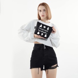 PWHAOO Halloween Ghost Hunter Cosmetic Bag Paranormal Investigator Cosmetic Bag Ghost Lover Gift (Paranormal Investigator B)