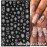 8 Sheets Snowflake Nail Art Stickers Decals 3D Self-Adhesive Christmas Nails Stickers Holographic White Shiny Sugar Glitter Snowflakes Lace Design DIY Sparkly Winter Xmas Decoration Decals (White)