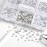 Beadsland 4300pcs Flatback Rhinestones,Clear Rhinestones Nail Gems Round Crystal Rhinestones for Crafts,Mixed 6 Sizes with Picking Tweezers and Wax Pencil Kit, SS6-SS20,Crystal