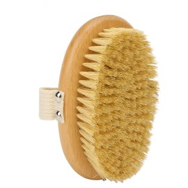 Body Brush, Exfoliating Body Skin Scrubber, Beech Wood Skin Brush with Massage Effect for Legs Foot, Skin Firming Removes Dead Skin, for Body, Back, Leg,Foot