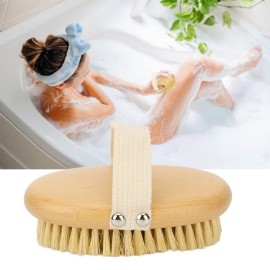 Body Brush, Exfoliating Body Skin Scrubber, Beech Wood Skin Brush with Massage Effect for Legs Foot, Skin Firming Removes Dead Skin, for Body, Back, Leg,Foot