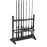 JOYWAVE Fishing Rod Holders,Aluminium Fishing Pole Holders,Portable Fishing Rod Rack,Holds Up to 24 Rods,Fishing Pole Vertical Ground Display Rack