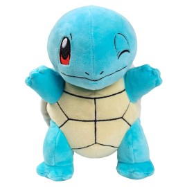 Pokemon 8 Pikachu & Squirtle Plush 2-Pack - Generation 1 Starter - Officially Licensed - Authentic Soft Stuffed Animal Toy Figures - Gift for Kids, Boys, Girls - 2+