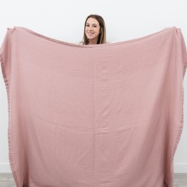 Natemia Muslin Baby Blanket - Organic Blankets for Girls & Boys, Unisex Swaddle Blanket, Multi-Use as Baby Towel, Stroller Cover, Swaddles for Newborns, 72 x 60