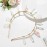 Formery Spiked Halo Crown Headpiece Gold Clear AB Crystal Prism Tiara Headband Handmade Hair Accessories for Women and Girls
