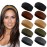Styla Hair Headbands for Women Stretch Fashion Head Bands 10 Pack Non-Slip Head Wraps Great for Spa, Sports, Yoga, Pilates, Running, Gym Headband, Workouts (Earth Tones)