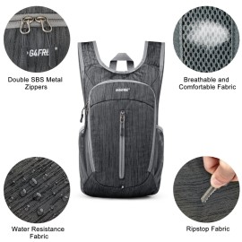 G4Free 10L Hiking Backpack Small Travel Hiking Daypack Lightweight Packable Backpack Casual Foldable Shoulder Bag