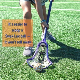 SWAX LAX Lacrosse Balls - Help Your Kids Improve Faster and Have More Fun (1 Flamingo)