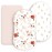 Stretchy Ultra Soft Bassinet Fitted Sheets 3 Pack, Universal Fitted for Bassinets Oval Rectangle Mattress, Pretty Bassinet Sheets for Baby Girls, Watercolor Rose Flora Orange Pink