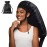 Ingeware Bonnet Hair Dryer Attachment for Women: Extra Large Adjustable Deep Conditioning Cap Drying Heat Cap for Natural Curly Hair, Home Use (Black)