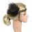 STIOEDYUAN 1920s Feather Headband Flapper Headpiece Crystal Beaded Gatsby Rhinestone Hair Chain Accessories For Women Tassel Headdress (Black+Gold)