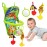 OKOOKO Car Seat Toy Rear Facing Car Seat Toy Baby Travel Toy Kick and Play with Baby Mirror Thickened Pad Adjustable Sensory Toy for Newborn Infant