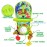 OKOOKO Car Seat Toy Rear Facing Car Seat Toy Baby Travel Toy Kick and Play with Baby Mirror Thickened Pad Adjustable Sensory Toy for Newborn Infant