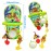 OKOOKO Car Seat Toy Rear Facing Car Seat Toy Baby Travel Toy Kick and Play with Baby Mirror Thickened Pad Adjustable Sensory Toy for Newborn Infant