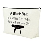 Martial Art Makeup Bag Karate Lover Gifts Judo Jitsu Gifts for Women Cosmetic Bagchristmas Birthday Present for Karate Travel Makeup Zipper Pouch