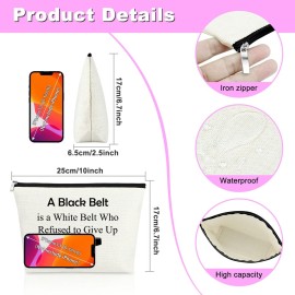 Martial Art Makeup Bag Karate Lover Gifts Judo Jitsu Gifts for Women Cosmetic Bagchristmas Birthday Present for Karate Travel Makeup Zipper Pouch