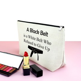 Martial Art Makeup Bag Karate Lover Gifts Judo Jitsu Gifts for Women Cosmetic Bagchristmas Birthday Present for Karate Travel Makeup Zipper Pouch