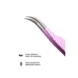 Fiber Tip Lash Tweezers For Eyelash Extension Tweezers Professional