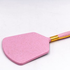 YCHMIR Handheld Mirror with HandleBarber Hairdressing Handheld Mirrorfor for Salon (Pink)