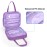 LoDrid Doll Tote Carrying Case Compatible with LOL Surprise Dolls All, Hanging Organizer Storage Bag with 6 Clear Window Pockets for Girls, Bag Only, Purple,(Patent Design)