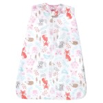 Hudson Baby Unisex Baby Mink with Sherpa Inner Sleeping Bag, Sack, Blanket, Girl Woodland, 18-24 Months