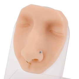 SimCoach Soft Silicone Face Model with Acrylic Stand, Piercing Practice Body Parts, Piercing Face Model for Jewelry Display SimCoach Soft Silicone Face Model with Acrylic Stand, Piercing Practice Body Parts, Piercing Face Model for Jewelry Display