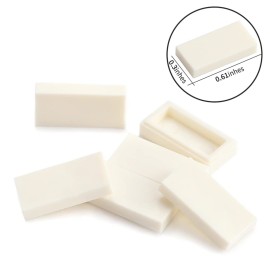 White 12 Tile 700 Parts and Pieces Flat MOC Bricks, Bulk Building Blocks for Smooth Surface Wall Floor, Toy Accessories Compatible with Major Brands