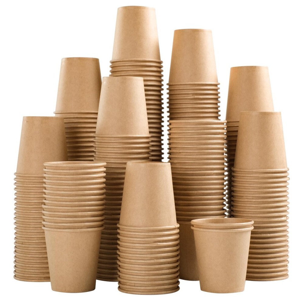SIUQ 400 Pack 3 oz Kraft Paper Cups, Disposable Bathroom Cups, Mini Mouthwash Cups, Hot/Cold Beverage Drinking Cup for Gargle Espresso Juice Medicine (Brown) SIUQ 400 Pack 3 oz Kraft Paper Cups, Disposable Bathroom Cups, Mini Mouthwash Cups, Hot/Cold Beverage Drinking Cup for Gargle Espresso Juice Medicine (Brown)