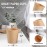 SIUQ 400 Pack 3 oz Kraft Paper Cups, Disposable Bathroom Cups, Mini Mouthwash Cups, Hot/Cold Beverage Drinking Cup for Gargle Espresso Juice Medicine (Brown)