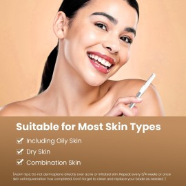 COSYLIFE Dermaplaning Tool for Face, 20 Blade Refills, Dermaplane Razor for Face, Hair Remover Blade for Eyebrows and Peach Fuzz, Facial Shaver for Women That Helps Exfoliate and Smooth The Skin COSYLIFE Dermaplaning Tool for Face, 20 Blade Refills, Dermaplane Razor for Face, Hair Remover Blade for Eyebrows and Peach Fuzz, Facial Shaver for Women That Helps Exfoliate and Smooth The Skin
